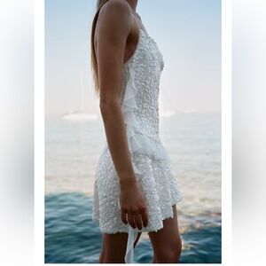 Zara White Mini Dress